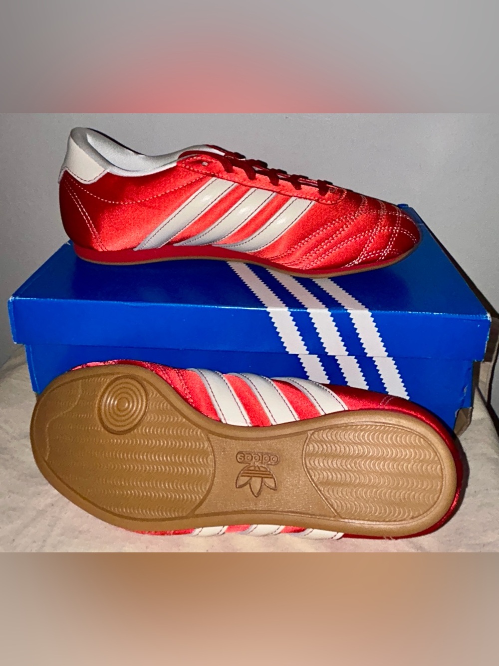adidas Women's Taekwondo Lace "Better Scarlet". Size 6 New in Box with Tags - Picture 6 of 11
